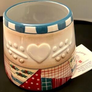 𝅺Home Interiors Christmas Candle Shade-NWT Country Decor. NEW with tags